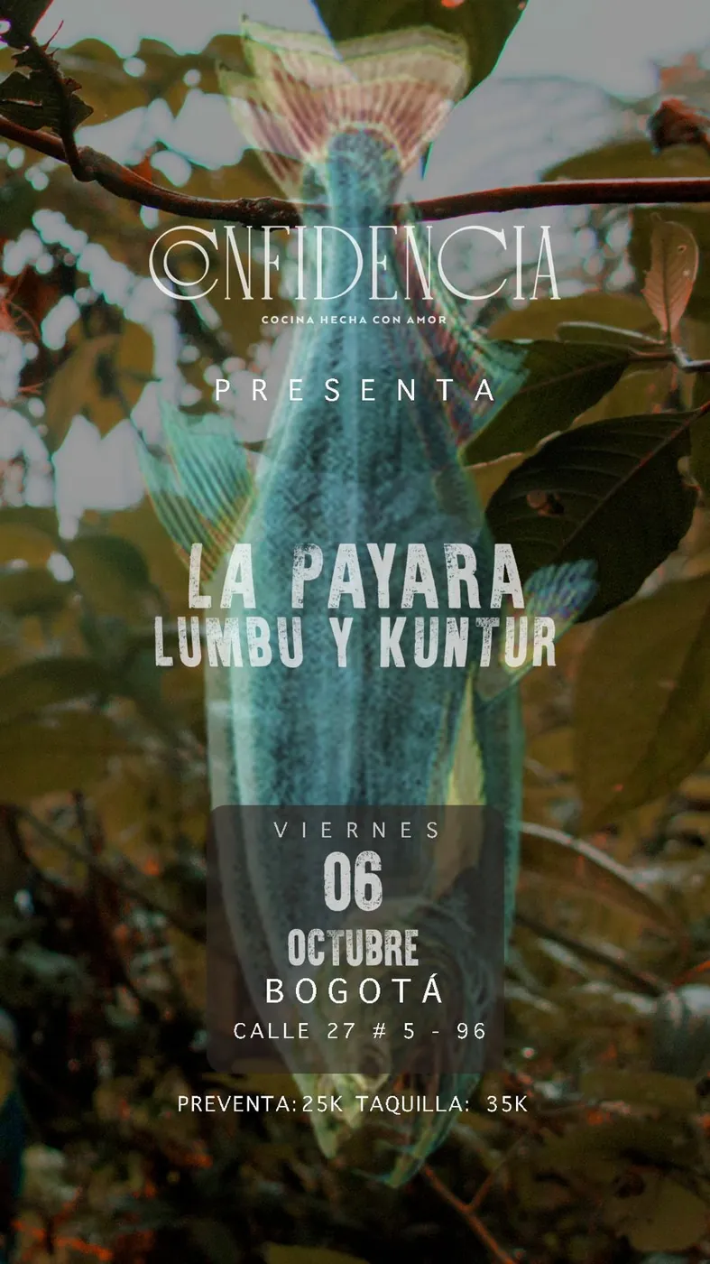 Flyer for La Payara and Lumbu & Kuntur